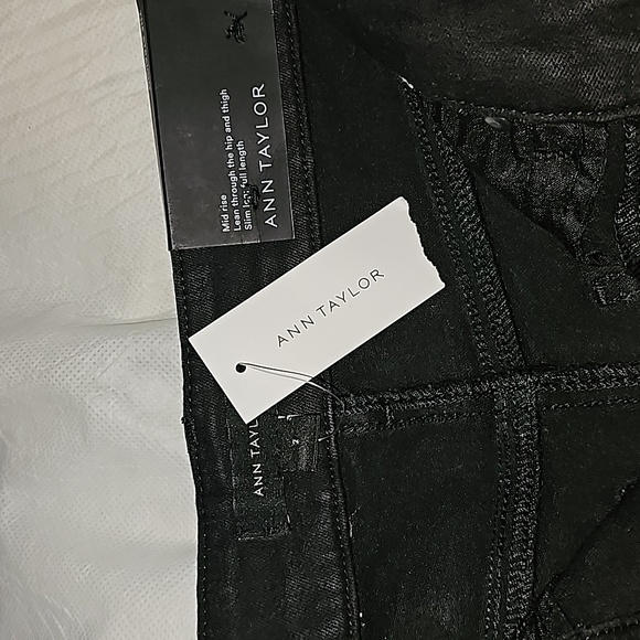 Ann Taylor Midrise Black Jeans - Picture 12 of 15